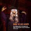 Joyfy 72” Halloween Hanging Animated Talking Witch,Theme Park  Layout Party Decoration,Purple Haunted House Prop Décor,Yard Lawn Outdoor Decorations - 4 of 4