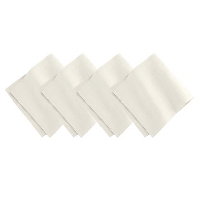 Elrene Villeroy & Boch - La Classica Luxury Linen Fabric Napkin Set of 4 - 21" x 21"