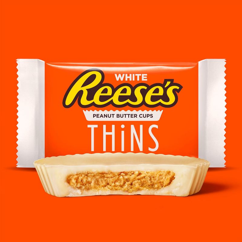 Reese&#39;s Thins White Cr&#233;me Peanut Butter Cups - 7.37oz, 4 of 7