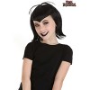 HalloweenCostumes.com One Size Fits Most  Girl  Hotel Transylvania Child Mavis Wig, Black Short Vampire Costume Wig, Black - 4 of 4