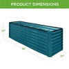 Best Choice Products 8x2x2ft Outdoor Metal Raised Garden Bed, Planter Box for Vegetables, Flowers, Herbs - 2 of 4