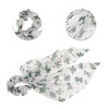 Unique Bargains Stylish Printed Ribbon Hair Elastics Green White 1 Pc - 3 of 4