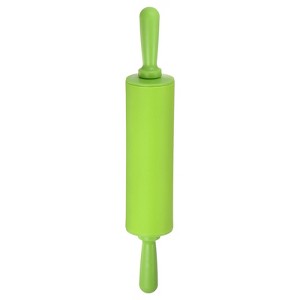 Unique Bargains Silicone Smooth Non-Stick Small Heat Resistant Rolling Pins - 1 of 4