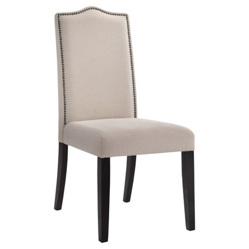 Maye Boucle Chair Set Of 2,upholstered Dining Chair With King Louis Back  And Natural Wood Legs,18 Wide Upholstered Seat And Back-the Pop Maison :  Target