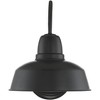 John Timberland Urban Barn Rustic Industrial Farmhouse Outdoor Wall Light Fixtures Set of 2 Black Metal Gooseneck Arms Downlight 13" Post - 3 of 4