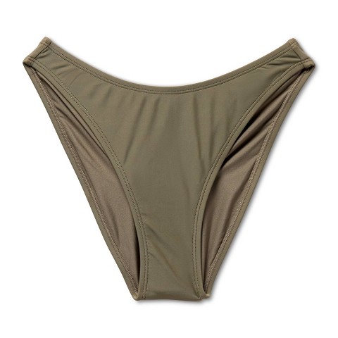Shade & Shore Women's Hipster Medium Coverage Bikini Bottom - Shade & Shore™ Green M