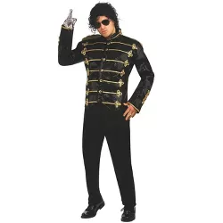Michael Jackson Michael Jackson Deluxe Black Military Jacket Adult Costume