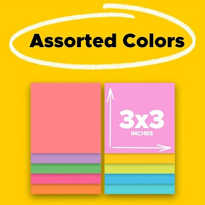 Post-it Super Sticky Notes 3x3 Multicolor Pack