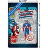 Trends International Marvel Toy Vault - Captain America Unframed Wall Poster Prints - 3 of 4