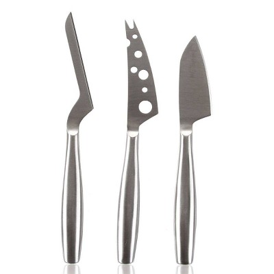 Boska 3pc Stainless Steel Cheese Knife Set