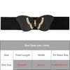 INSPIRE CHIC Women's Faux Leather Elastic Band Fashion Apparel Belt 2.4 Inches Width 1 Pc - 4 of 4