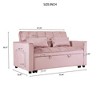 Racxily 3-in-1 Pull Out Couch Bed with Reclining Backrest and Pillows, Sofabed Chair Full Convertible Sleeper Loveseat for Living Room, Home or Office - 2 of 4