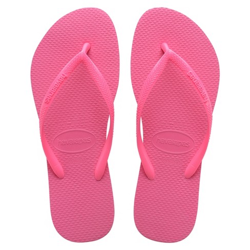 Havaianas Girl's Slim Flip Flop Sandal - Crystal Rose, Size 10