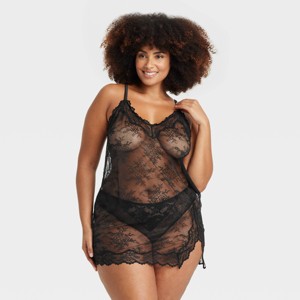 Women's Allover Lace Lingerie Slip Dress - Auden™ - 1 of 4