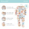 The Peanutshell Happy Sunshine Neutral Footed Baby Sleepers for Boys or Girls, 3-Pack, Newborn to 9 Months - 2 of 4