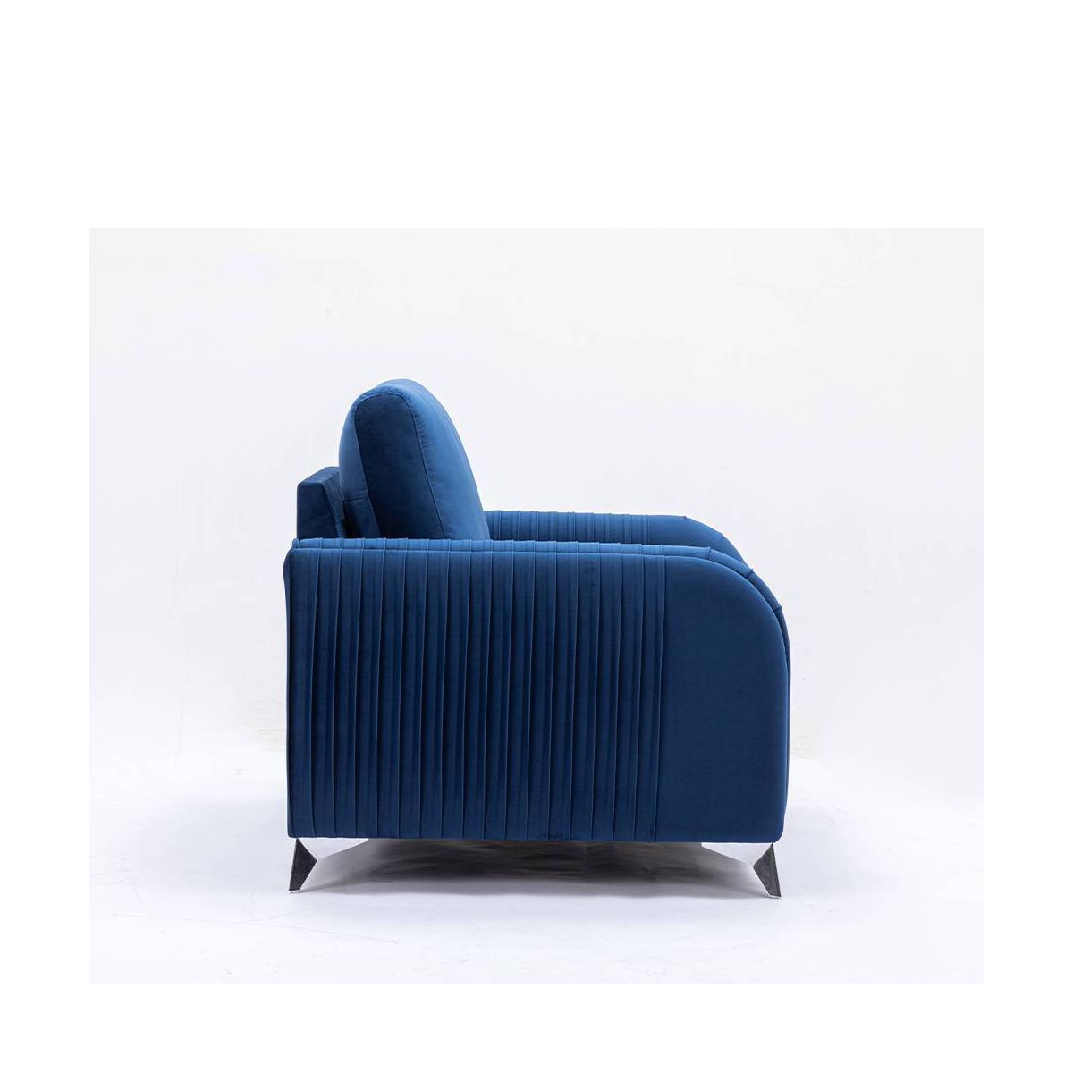 Acme Furniture 79" Wenona Sofa Blue Velvet - thumbnail 3