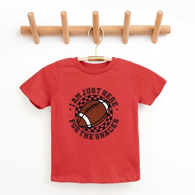 The Juniper Shop I Am Just Here For The Snacks Youth Short Sleeve Tee