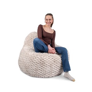 Big Joe Chilloway Foam Filled Structured Bean Bag Chair Lounger - 1 of 4