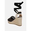 Sea Breeze Woven Lace-Up Espadrille Wedges Women - 3 of 4