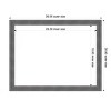 Amanti Art Dixie Blue Gray Rustic Framed Magnetic Dry Erase Board - 4 of 4
