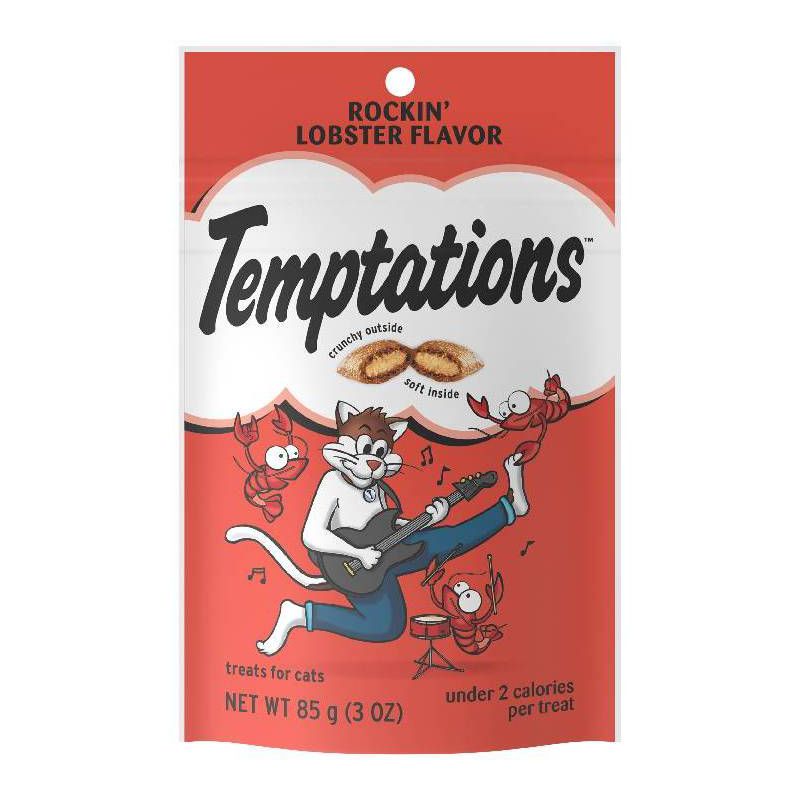 Temptations Rockin' Lobster Flavor Crunchy Cat Treats, 1 of 8