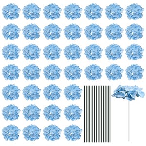 Unique Bargains Wedding Centerpieces Decoration Silk Artificial Hydrangea Flowers - 1 of 4