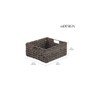 mDesign Woven Farmhouse Kitchen Pantry Storage Basket Box - 4 of 4