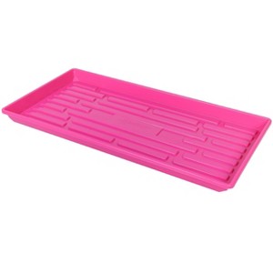 SUNPACK 10" x 20" Heavy Duty Shallow Plastic Seed Starting Tray, 1" - 1 of 3