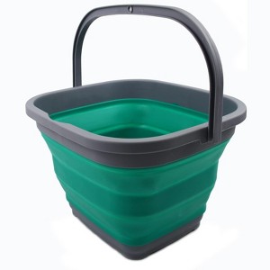 SAMMART 10L (2.6 Gallon) Collapsible Rectangular Handy Basket/Bucket - 1 of 4