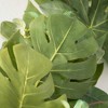Sullivans Artificial 24" Multi Leaf Wreath, Green - 2 of 4