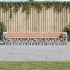 vidaXL Garden Bench Wooden Solid Douglas Fir wood, Galvanized Steel Large - 2 of 4