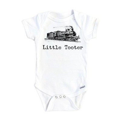 Train Little Tooter Onesie® Baby Boy Girl Clothes Infant Bodysuit Funny Cute Newborn GS1