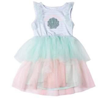 Little Lass Girl's Multi-Colored Ballerina Dress