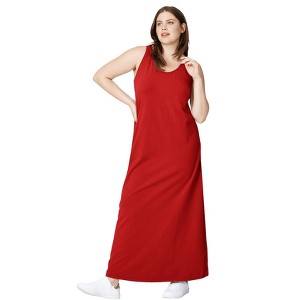 ellos Plus Size Sleeveless Knit Maxi Dress - 1 of 4