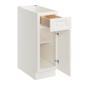CASAINC 12 in. W x 34.5 in. H x 24 in. D Base Kitchen Cabinet with 1 Soft-Close Drawer – Plywood Frame, Full Overlay Front - 1 of 4