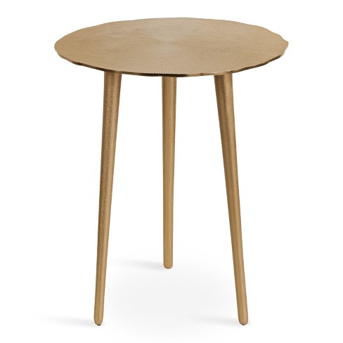 Kate and Laurel Sancia Round Metal Side Table, 15x15x20, Gold - image 1 of 4