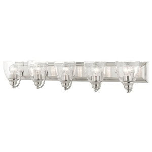 Livex Lighting Birmingham 5 - Light Vanity in  Brushed Nickel - 1 of 1