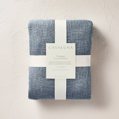 Casaluna Cotton Slub Blanket Lightweight Bedroom
