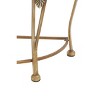 Traditional Metal Console Table Gold - Olivia & May: Half Moon Design, 40" Width, Indoor Use - 4 of 4