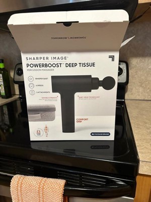 Sharper Image Powerboost Deep Tissue Percussion Massager