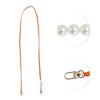 Unique Bargains Leather and Faux Pearl Handbag Strap 1 Pc - 3 of 4