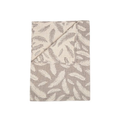 Crane Baby Cotton Muslin Jacquard Baby Blanket - Gray Feather : Target