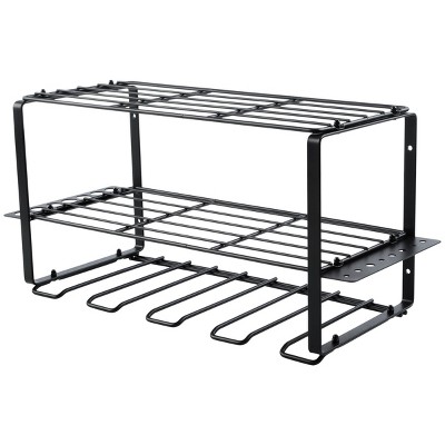 Stalwart Black Steel 3-Tier Power Tool Organizer Shelving