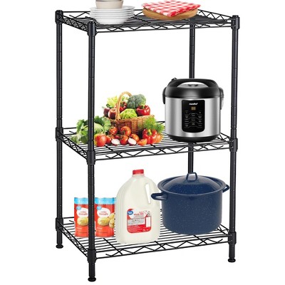 Musment Storage Shelving Unit, Adjustable Metal Wire Racks Heavy Duty Standing Shelf Organizer