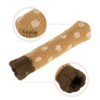 Unique Bargains Polka Dots Knitted Elastic Reduce Noise Chair Leg Floor Protectors - 3 of 4