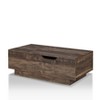 miBasics Marceau Flip Top Coffee Table Brown - : Farmhouse Style, Lift-Top Design, Reclaimed Oak Veneer, Metal Hardware - 4 of 4