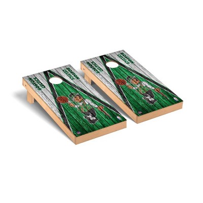 NBA Boston Celtics Premium Cornhole Board Triangle Weathered Court Version