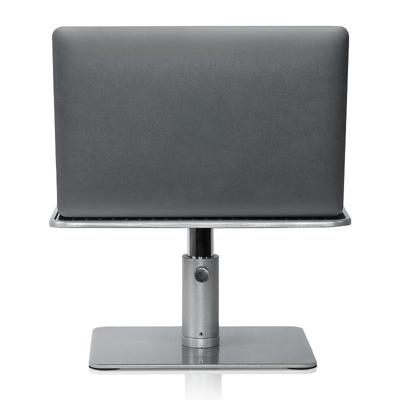 Mount-It! Adjustable Height Laptop Stand for MacBook Pro | Wide Platform Laptop & Monitor Desk Riser | For 11-15 in. Laptops | 24-32 in. Monitor Riser, 2 of 9