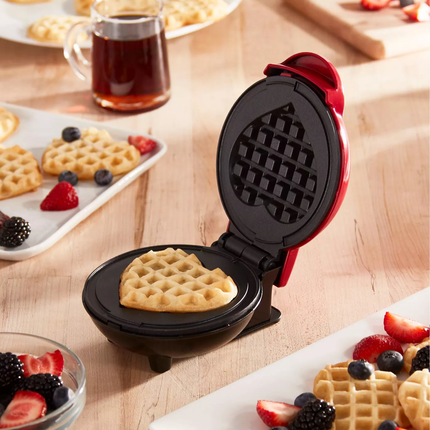 Dash Mini Heart-Shaped Waffle.