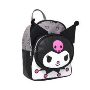 Hello Kitty Kuromi Mini 10" Deluxe Backpack with 3D front Pocket for Girls  : Target